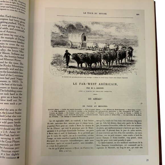 The Pioneers Time Life Old West Series 1974 Leather Bound Edition - Picture 5 of 12